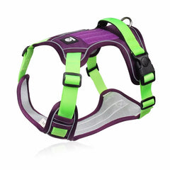 Dog Harnesses Pet Collar Labrador Army Reflective Adjustable Harness Oxford Cloth Vest Training Hound Walk Medium Large Dog