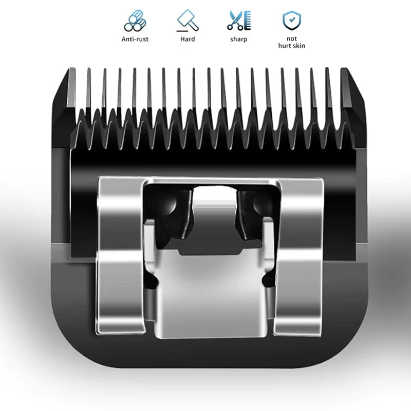 Professional Detachable Pet Hair Trimmer Blade Compatible with Wahl KM, Andis, and Oster A5 Clippers for Grooming