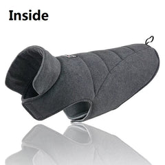 High Quality Dog Clothes Reversible Reflective Dog Coat Winter Dog Pet Jacket Vest Warm Pet Outfit Clothes Big Dogs