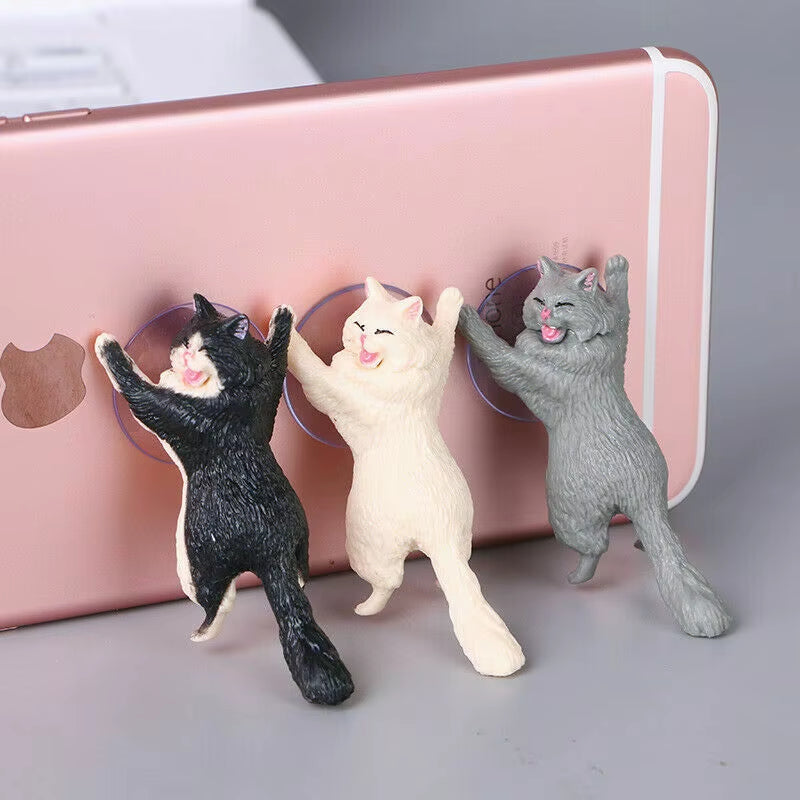 Cute Cat Cartoon Cell Phone Holder