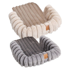 1X Plush Dog Stroller Mat Winter Warm Reusable Pet Stroller Pad/Liner