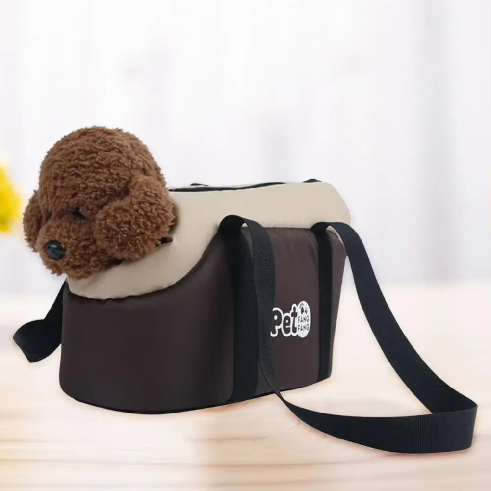 Pet Bag Soft-Sided Adjustable Fabric Interior Pad Carrier Tote for Pet Cat Carrier Outgoing Travel Breathable Pets Handbag