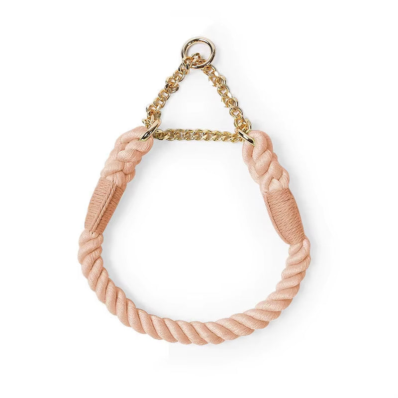 Loudik Wholesale Short-Pull Large Dog Rope Explosion-Proof Pet Traction Rope P-Chain Collar Set Medium and Large Dog Supplies