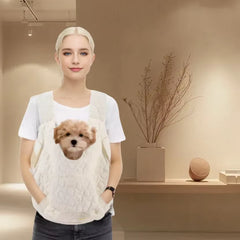 Waterproof Windproof Pet Chest Carrier – Hands‑Free Travel Vest for Small Dogs & Cats