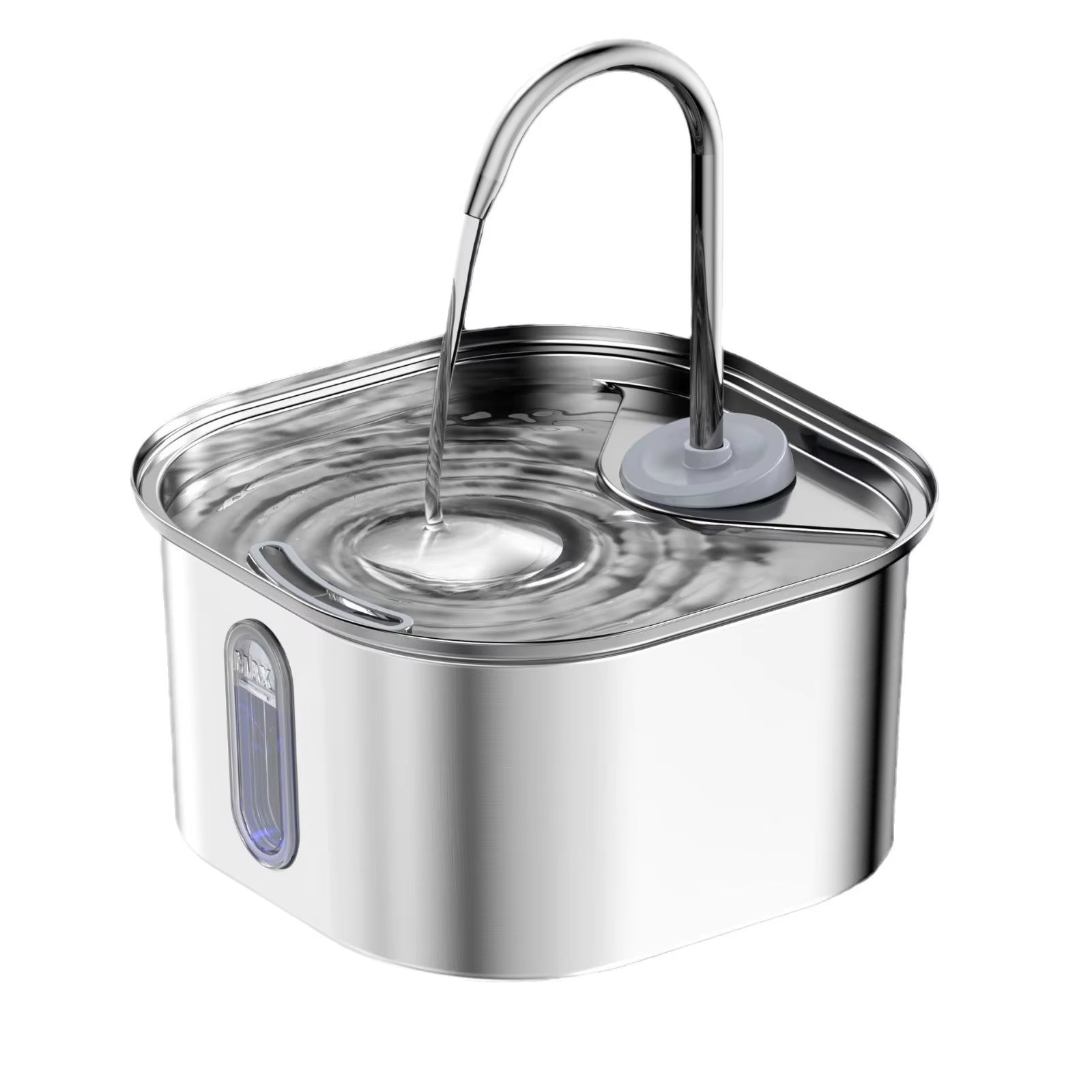 Stainless Steel Automatic Cat Water Fountain with USB Electric Ultra-Quiet Pump - Pet Water Dispenser for Cats and Dogs