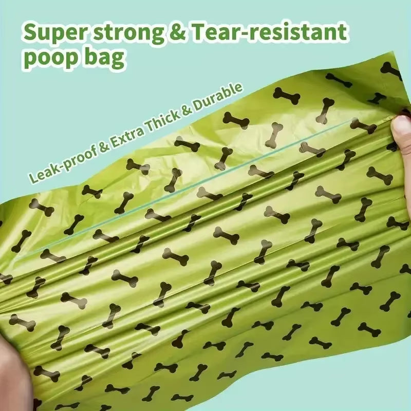 High-Capacity Pet Waste Bags - Leak-Proof Refill Rolls for Dogs & Cats - Eco-Friendly Outdoor & Home Cleanup