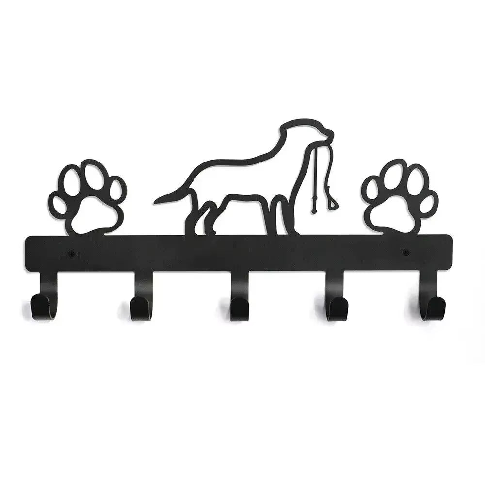Metal Paw Pet Dog Hanger