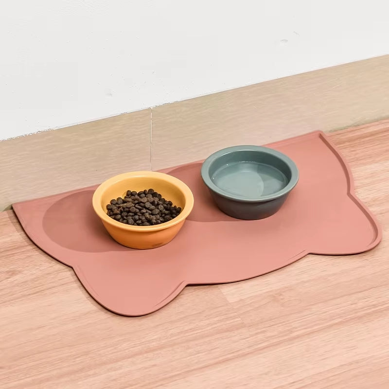 Silicone Pet Feeding Bowl Food Mat Non-Stick Waterproof