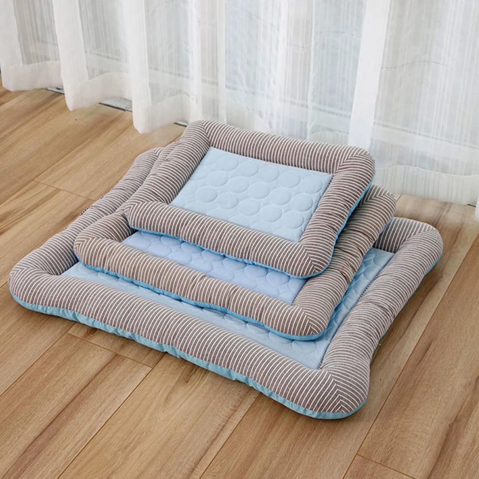 Cooling Mat for Dogs and Cats - Soft, Breathable Ice Silk Pet Blanket for Summer Comfort