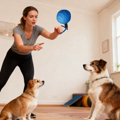 Interactive Dog Ball Smart Waterproof Bouncing Moving Dog Ball Pet Toys for Enrichment Stimulation Busy Exercise Fetch Puppy