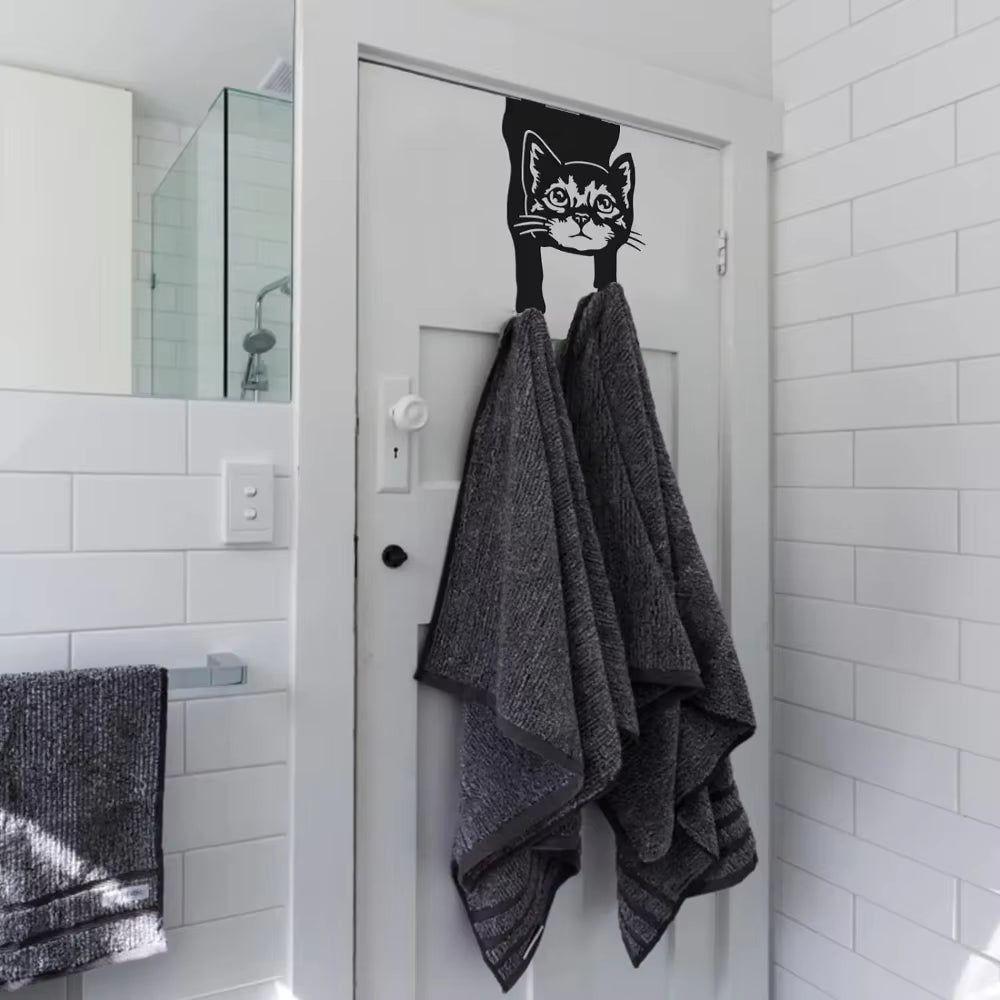 Over the Door Hangers Strong Metal Hooks with Black Coating