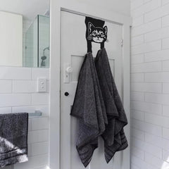 Over the Door Hangers Strong Metal Hooks with Black Coating