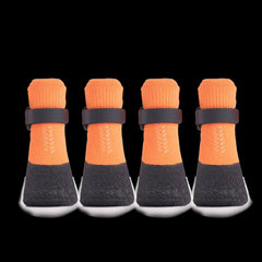 Dog Boots with Adjustable Straps for Outdoor Walks