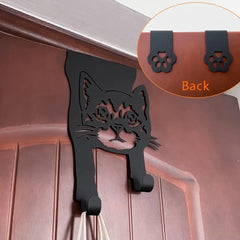 Over the Door Hangers Strong Metal Hooks with Black Coating