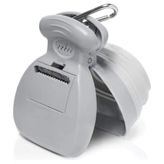 Portable Dog Pooper Scooper Convenience for Small and Large Dogs with Bag Attachment