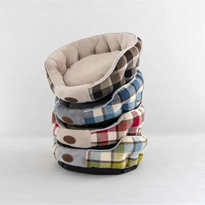 Winter Warm Pet Products Home Cloth Lattice High Back