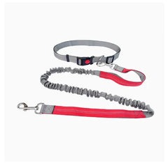 Hands-Free Dog Leash with Adjustable Waist Belt and Shock-Absorbing Bungee - Reflective Running, Jogging, and Walking Traction Rope for Small, Medium, and Large Dogs