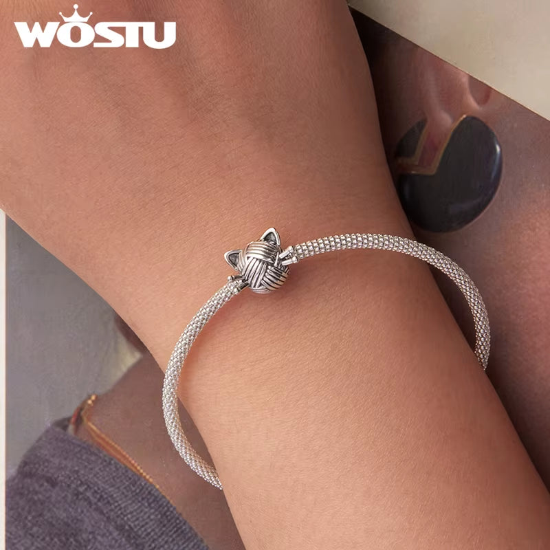 Cat Shaped Pendants For Bracelet & Necklace