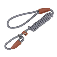 P Shape Pet Leashes Reflective Dog Leashes Pet round Rope Outdoor Training Walk Supplies for Small Medium Big Dog