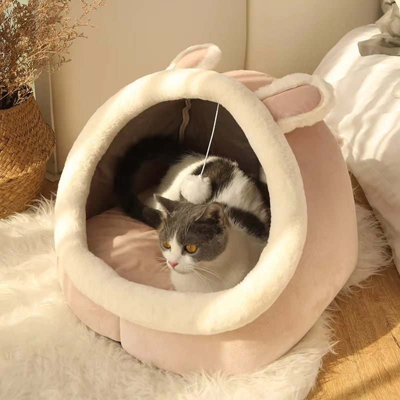 Sleep Bed For Small Pets - Foldable Removable Washable