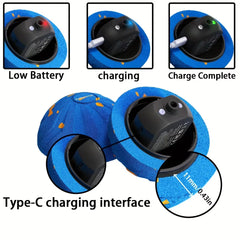 Intelligent Interactive Dog Toy, with Automatic Movement,Bouncing and Rotating Functions,A Rolling Ball for Medium to Large Dogs