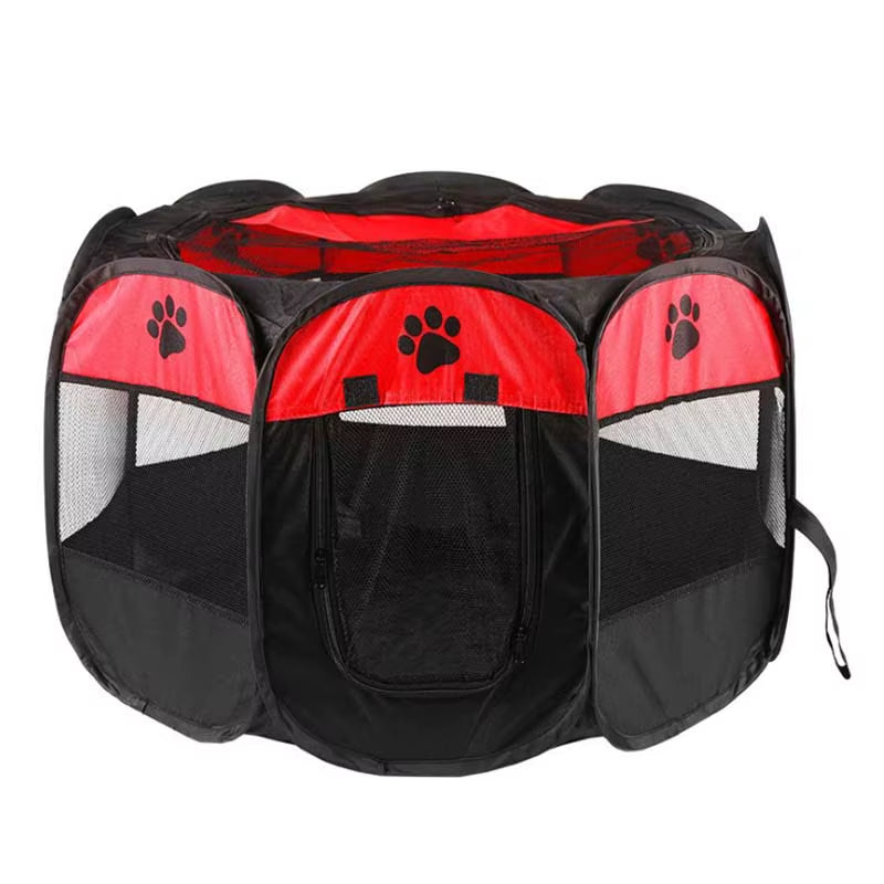 74*74*43Cm Portable Folding Pet Tent Dog House Octagonal Cage for Cat Tent Playpen Puppy Kennel Fence Outdoor Dogs House