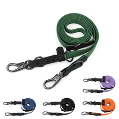 Waterproof Adjustable Dog Leash with Dual Hooks – Heavy‑Duty Traffic Control Lead for Medium & Large Dogs