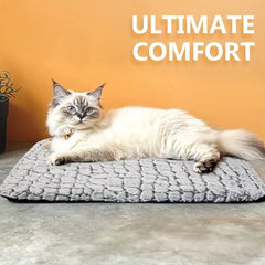 Pet Quick Warm up Snowflake Fleece Material Bed - Washable