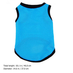Summer Pet Vest Breathable Cooling Sleeveless
