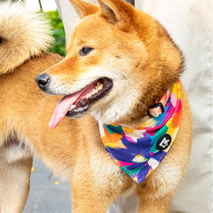 Fashion Floral Dog Bandana – Soft Breathable Pet Saliva Towel for Small, Medium & Large Dogs
