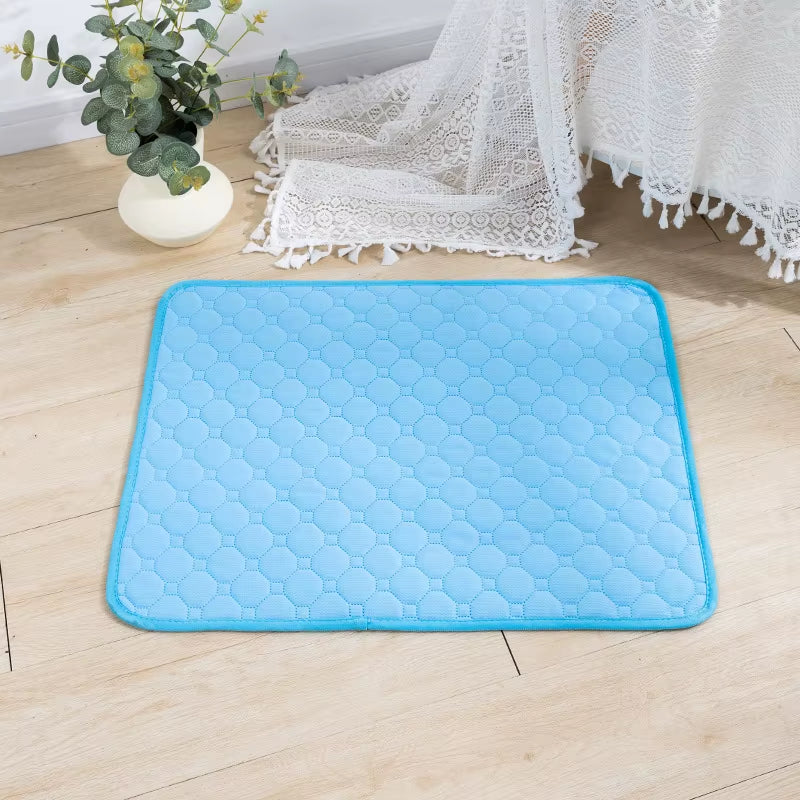 Washable Dog Pee Pad Blanket - Reusable Absorbent Diaper Mat for Puppy Training, Pet Bed, and Car Seat Cover