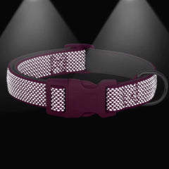 Reflective Dog Collar for Small to Large Dogs - Durable Adjustable Nylon Puppy Collar - High-Visibility Safety Neck Collar for Night Walking