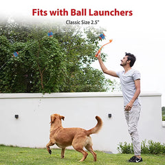 4Pcs/Set Pets Dog Squeaky Tennis Ball Toys Bite Resistant High Bounce Sound Rubber Ball for Small Medium Dogs Training Toy