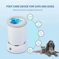 HydroClean Pro: Automatic Electric Pet Paw Cleaner & Massager