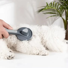 Self‑Cleaning Pet Grooming Brush for Cats & Dogs – Hair Remover Comb for Shedding, Tangles & Mats