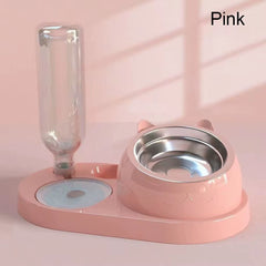 Food Container with Water Feeder 2-In-1