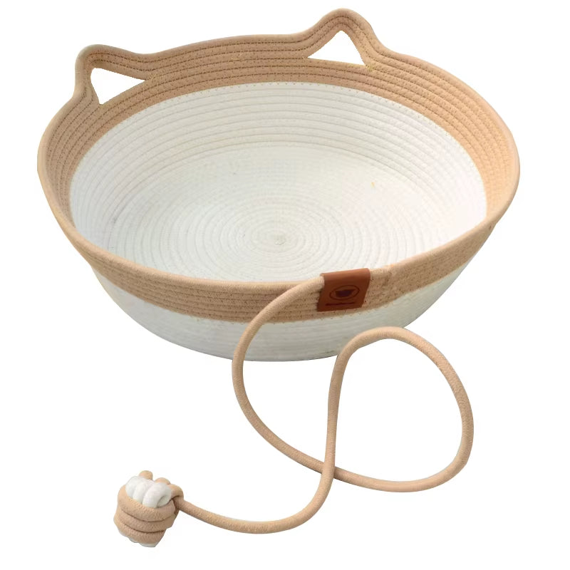 Super Large Wier Bed Scratching Post Inteated Semi-Closed Sle Pet House Four Seasons Universal for S Dogs Home