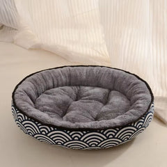 Dog Bed Small Medium Dogs Cushion Double Sides Use Soft Cotton Basket Warm House Washable Bed for Dog Accessories Pet Supplies