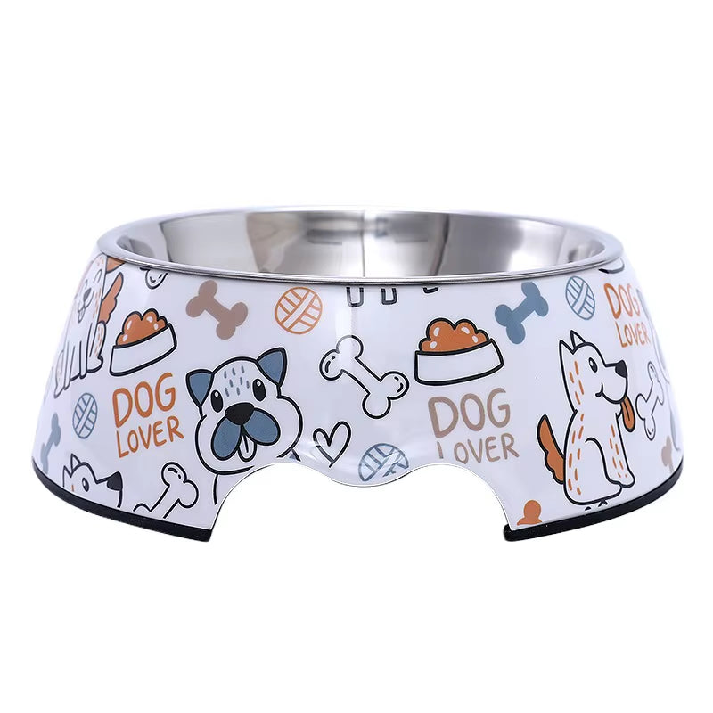 Stainless Steel Pet Bowl - Durable Food & Water Dish for Cats & Dogs