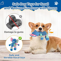 Splicing Style Pet Plush Toy - Bite Resistant Squeaky Material