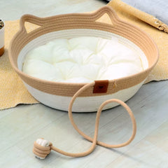 Super Large Wier Bed Scratching Post Inteated Semi-Closed Sle Pet House Four Seasons Universal for S Dogs Home