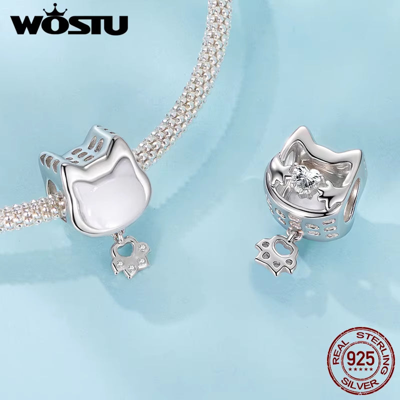 Cat Shaped Pendants For Bracelet & Necklace