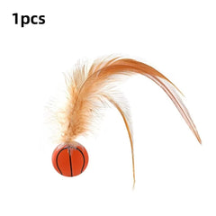 Funny Silicone Cat Toy Balls Durable Easy to Use Indoor Rolling Magic Ball Small Cat Teasing Stick