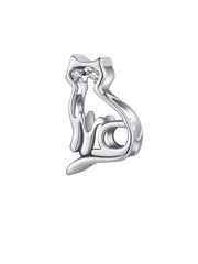 Cat Shaped Pendants For Bracelet & Necklace