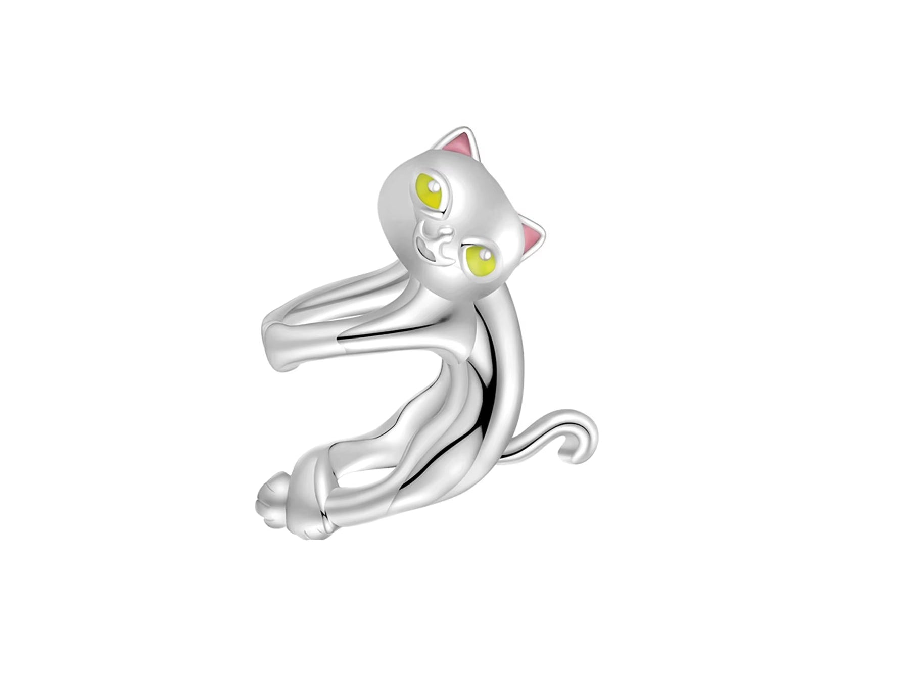 Cat Shaped Pendants For Bracelet & Necklace