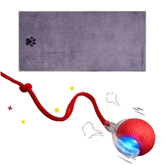 Smart Interactive Rolling Pet Ball & Training Accessory Sets - Automatic Self-Play Toy for Dogs & Cats - Durable Water-Resistant Exercise Ball