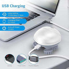 Pet Massager for Dogs and Cats, Electric With 4 Rotatable Massage Heads, Three Modes, for Promote Bonding