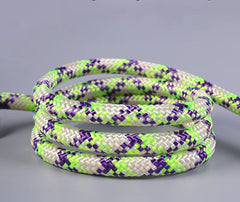 Adjustable Rope Dog Leash & Ombre Flat Lead - Padded & Stylish - Blue