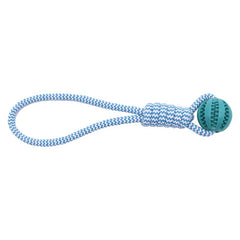 Interactive Rubber Reward Ball - Durable Tug & Treat Toy for Dogs & Cats