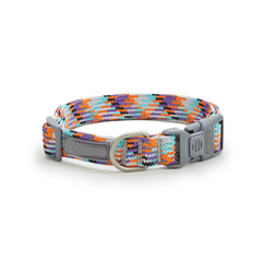 Nylon Dog Collar Adjustable Reflective Pet Collars with Metal Buckle and Quick Release Buckle Large and Medium Dog Pet Collars